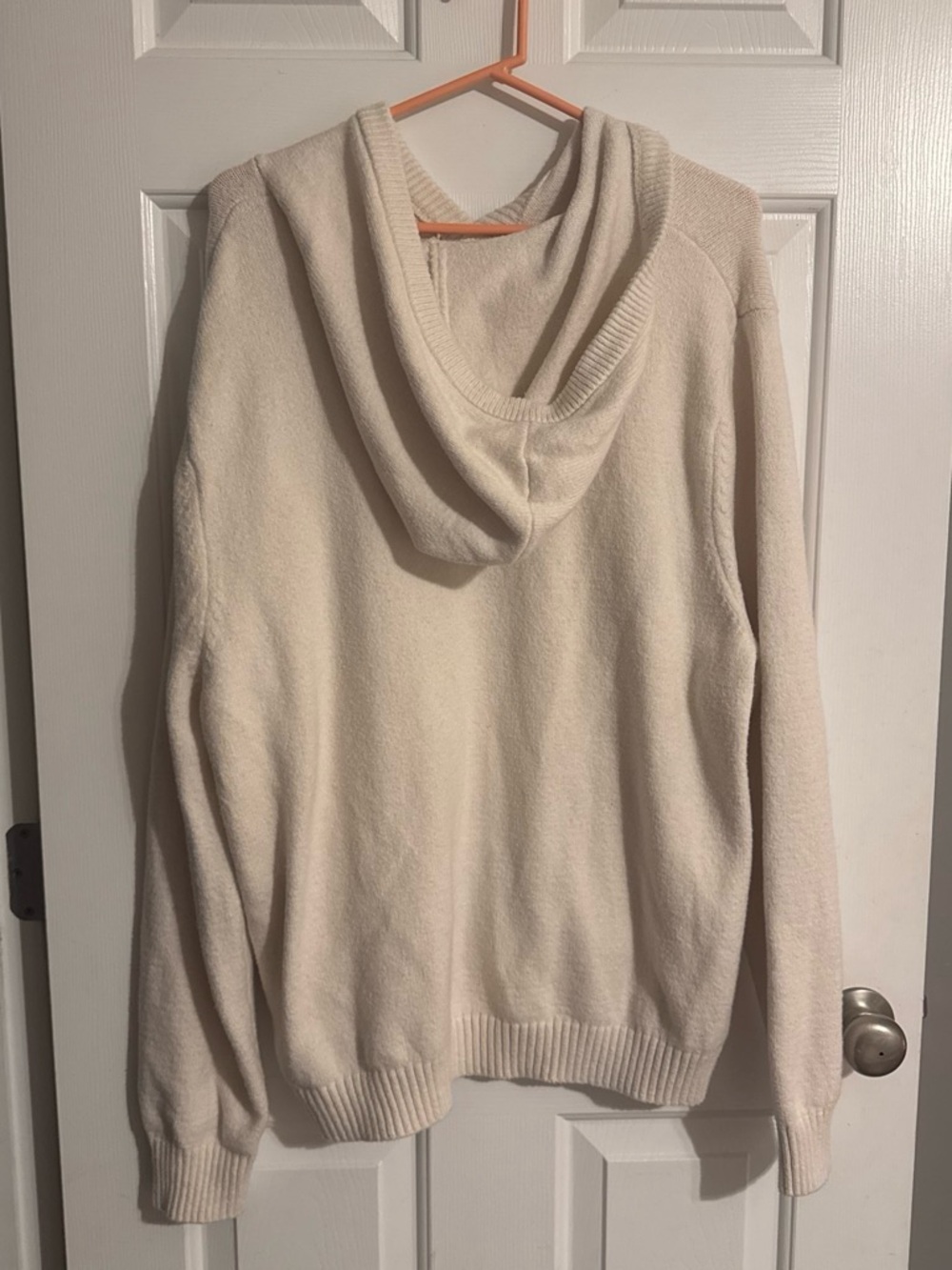 Goodfellow & Co Cream Ribbed Knit Pullover - Picture 3 of 4